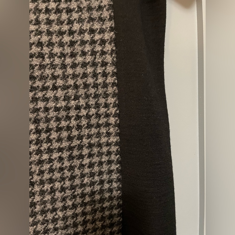 J. Crew Fully-Lined Houndstooth Wool Shift Dress,… - image 7